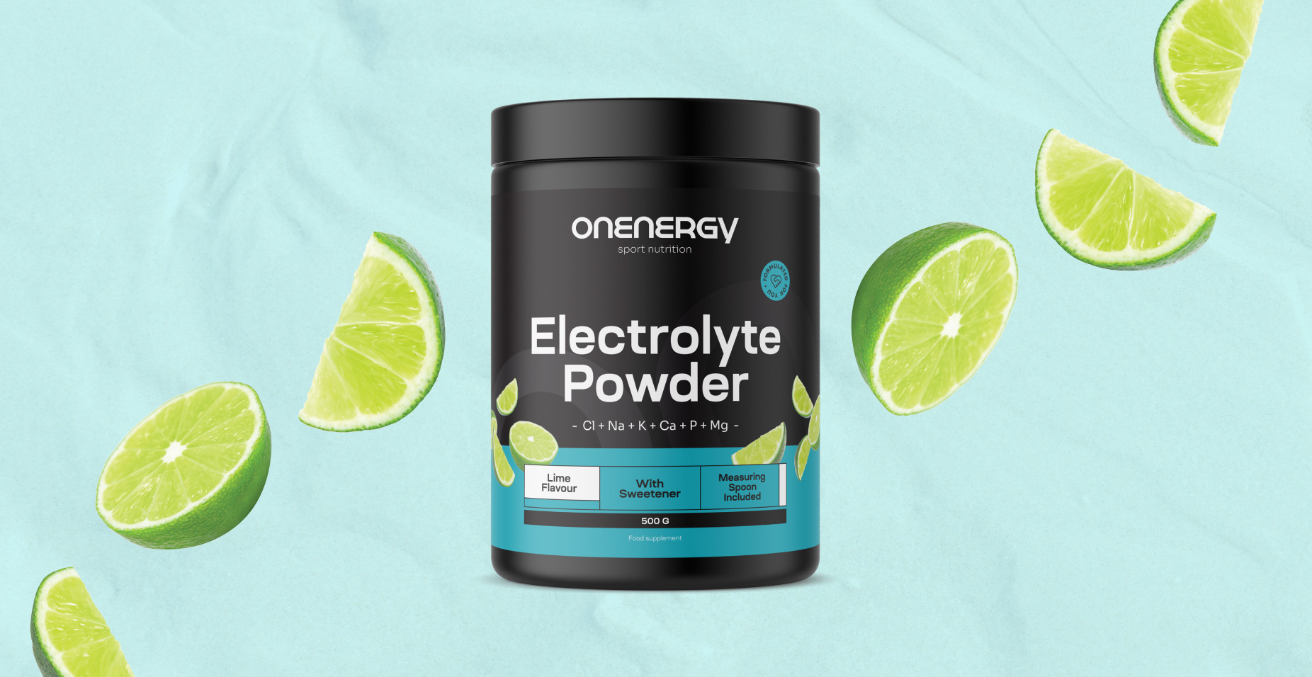 Elektrolity w proszku – limonka
