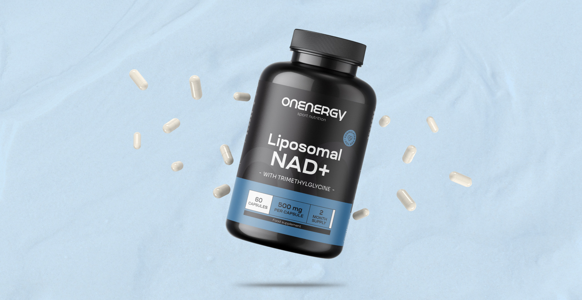 Liposomalny NAD+ 500 mg – z trimetyloglicyną