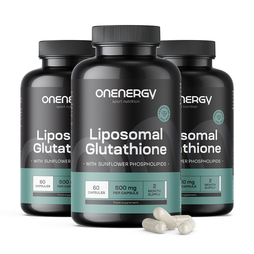 3x Liposomalny glutation 500 mg, razem 180 kapsuek - On-Energy.pl 3x Liposomalny glutation 500 mg, razem 180 kapsuek - On-Energy.pl