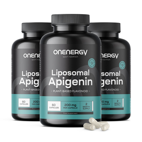 3x Liposomalna apigenina 200 mg, razem 180 kapsułek