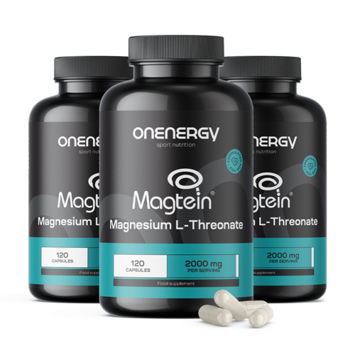 3x L-treonian magnezu Magtein® 2000 mg, razem 360 kapsułek
