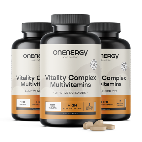 3x Vitality Complex – multiwitaminy, razem 360 tabletek