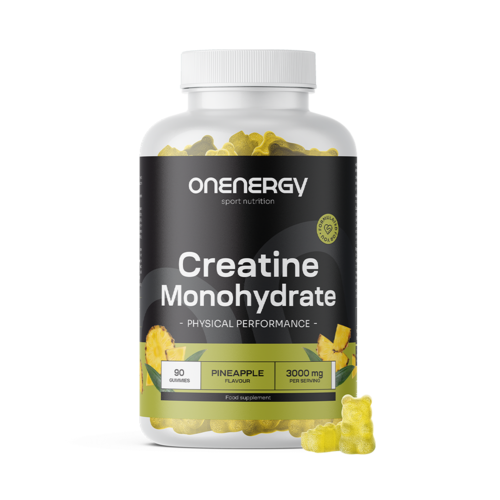 Monohydrat kreatyny 3000 mg – ananas, 90 żelków