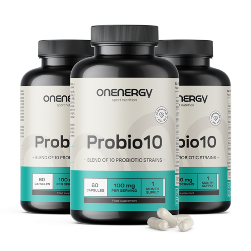 3x Probio10 – kompleks kultur mikrobiologicznych, razem 180 kapsułek