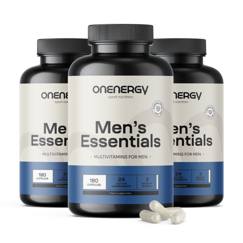 3x Men’s Essentials – multiwitaminy dla mężczyzn, razem 540 kapsułek