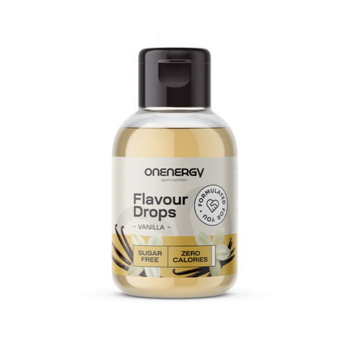 Flavour Drops krople ze słodzikiem – wanilia, 50 ml