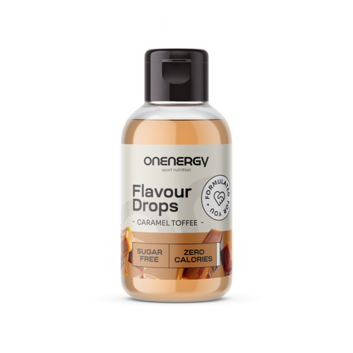 Flavour Drops krople z substancją słodzącą – toffi karmel, 50 ml